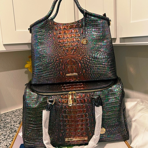 Brahmin Handbags - Brahmin Black Pearl Tatulla and Elaine